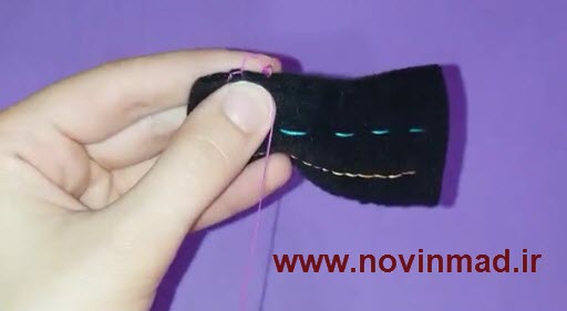 کلیپ آموزش دوخت های ساده شلال - بخیه و دندان موشی Hand-Sewing